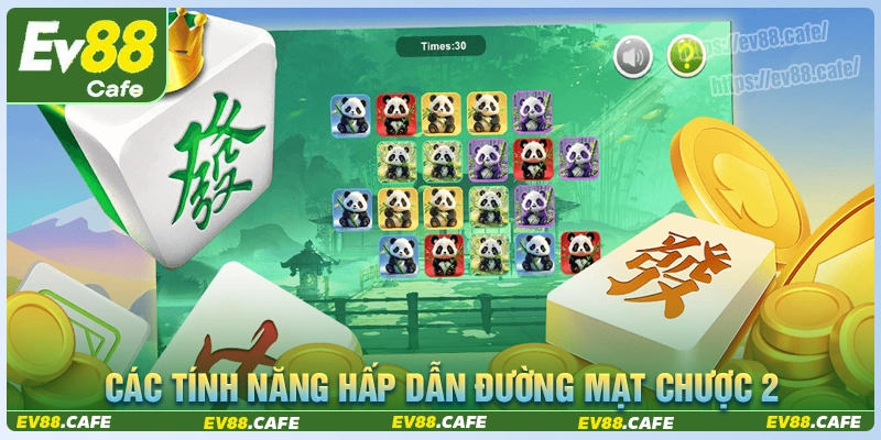 Các tính năng hấp dẫn trong đường mạt chược 2