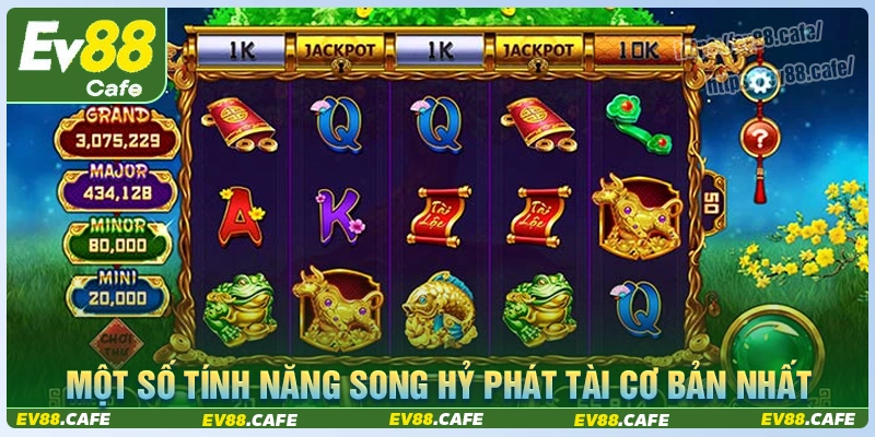 Một số tính năng tích hợp trong song hỷ phát tài ev88